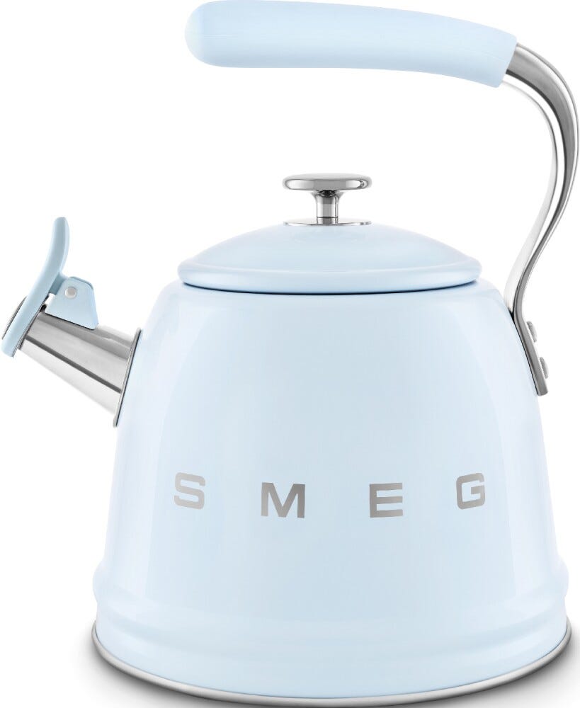 Smeg Selection WKF01PB 50'S Style Bollitore per piano cottura 2,3 l - azzurro lucido