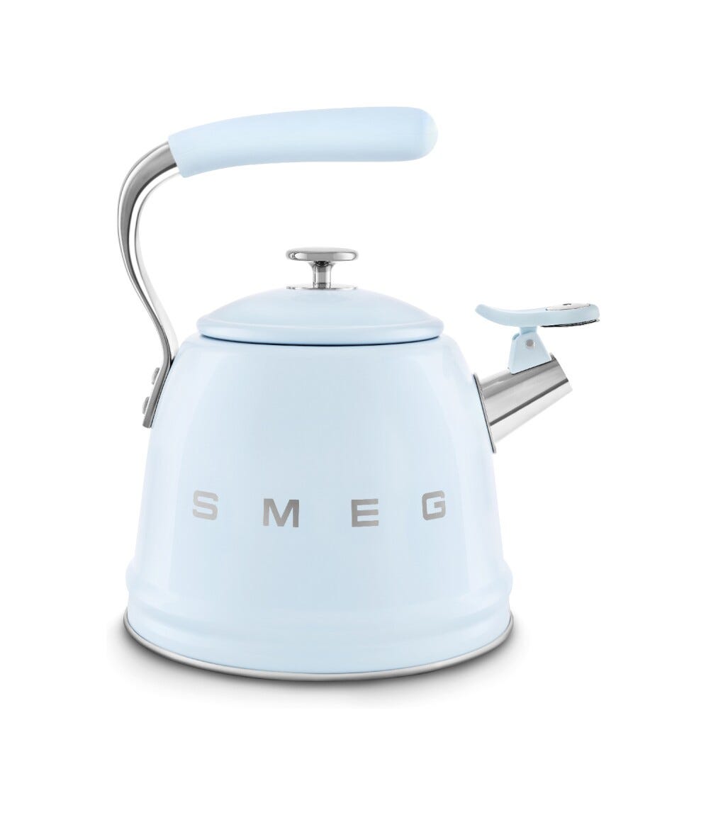 Smeg Selection WKF01PB 50'S Style Bollitore per piano cottura 2,3 l - azzurro lucido