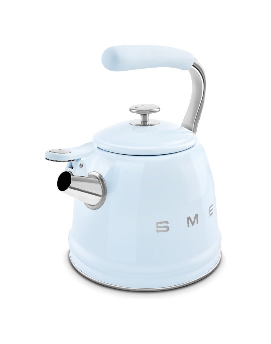 Smeg Selection WKF01PB 50'S Style Bollitore per piano cottura 2,3 l - azzurro lucido