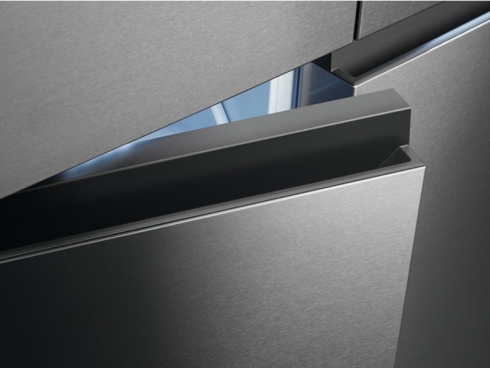 Electrolux ELT9VE52U0 Serie 900 MultiSwitch Frigorifero con congelatore 4 porte cm. 91 h. 190 - lt. 522 - inox