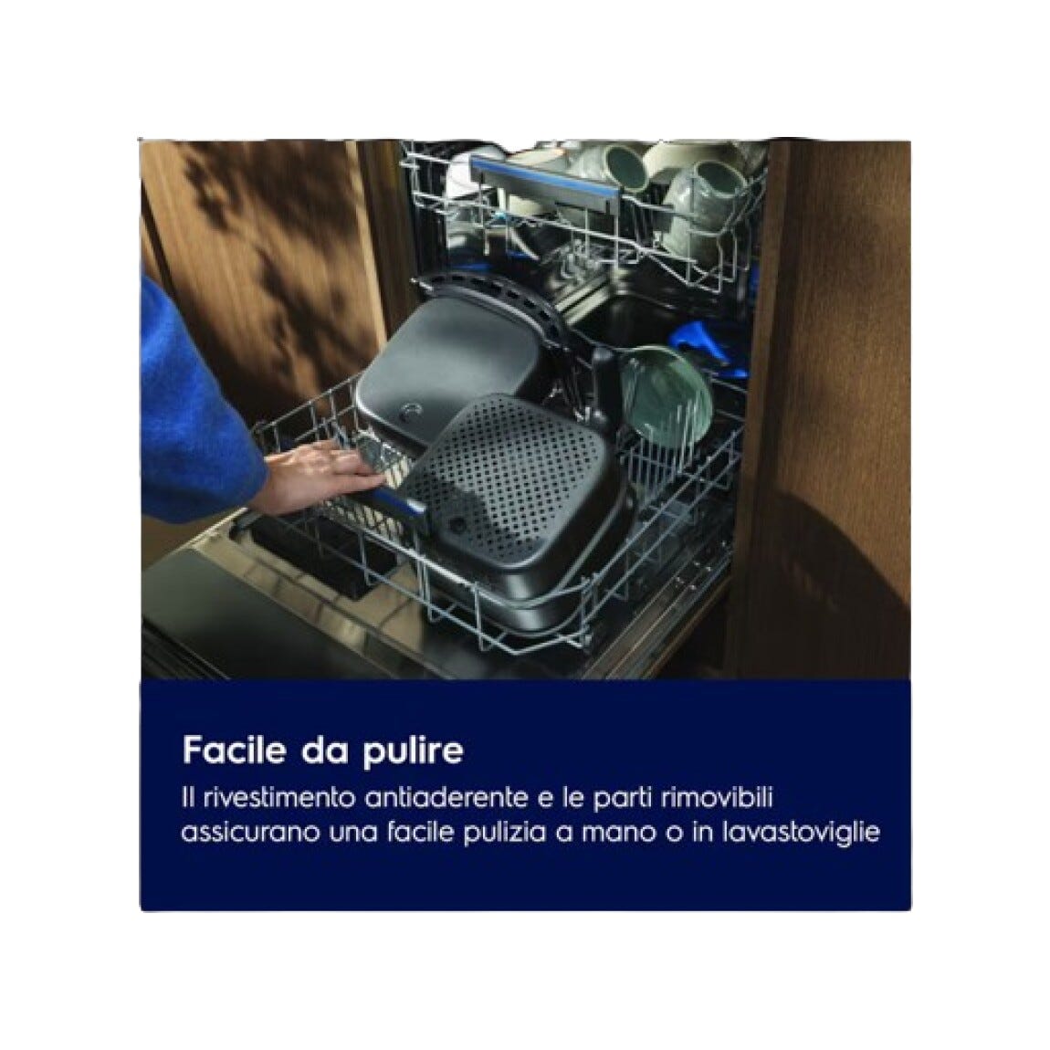 Electrolux EAF7B Serie 700 Friggitrice ad aria 6,8 lt - nero
