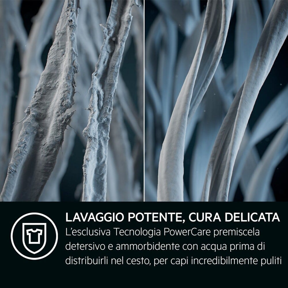 AEG LR8H94GBY Serie 8000 PowerCare UniversalDose Lavatrice cm. 60 - capacità 9 kg - bianco