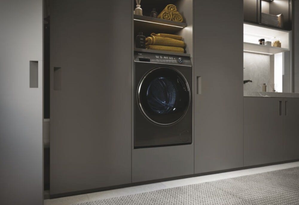 Haier HW100-BD14IGIS8U1 I-Pro Serie 7 Plus Lavatrice cm. 60 - capacità 10 kg - antracite