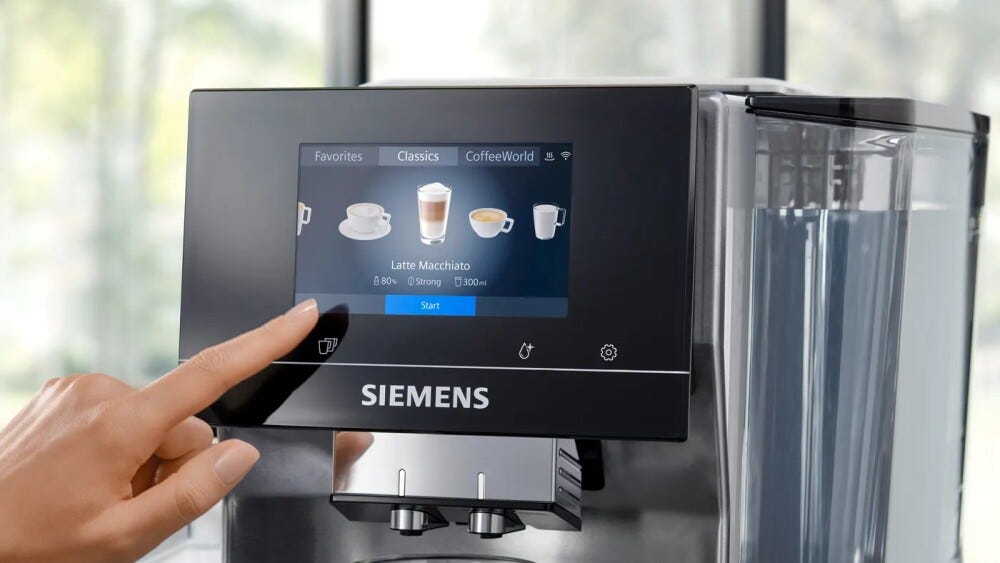 Siemens TQ715R03 eq700 Macchina per caffè automatica - inox