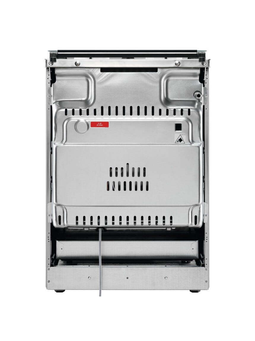 Electrolux LKG604012W Cucina da accosto cm. 60 - 4 fuochi gas + 1 forno a gas - bianco