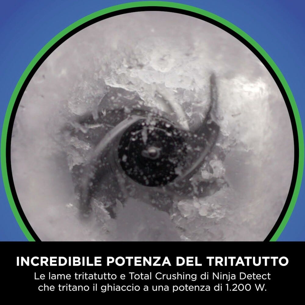 Ninja TB301EU Detect Frullatore ad alta potenza 2,1 l + bicchieri - nero