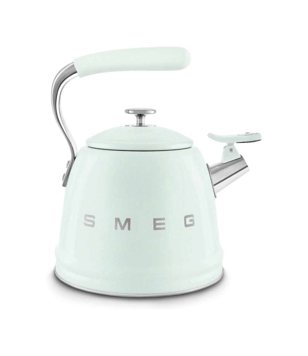 Smeg Selection WKF01PG 50'S Style Bollitore per piano cottura 2,3 l - verde pastello lucido