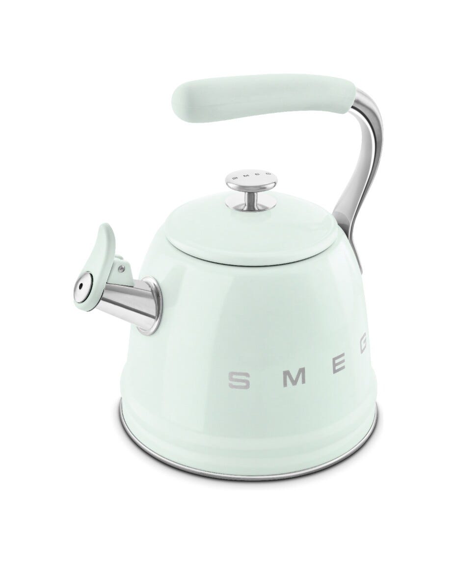 Smeg Selection WKF01PG 50'S Style Bollitore per piano cottura 2,3 l - verde pastello lucido