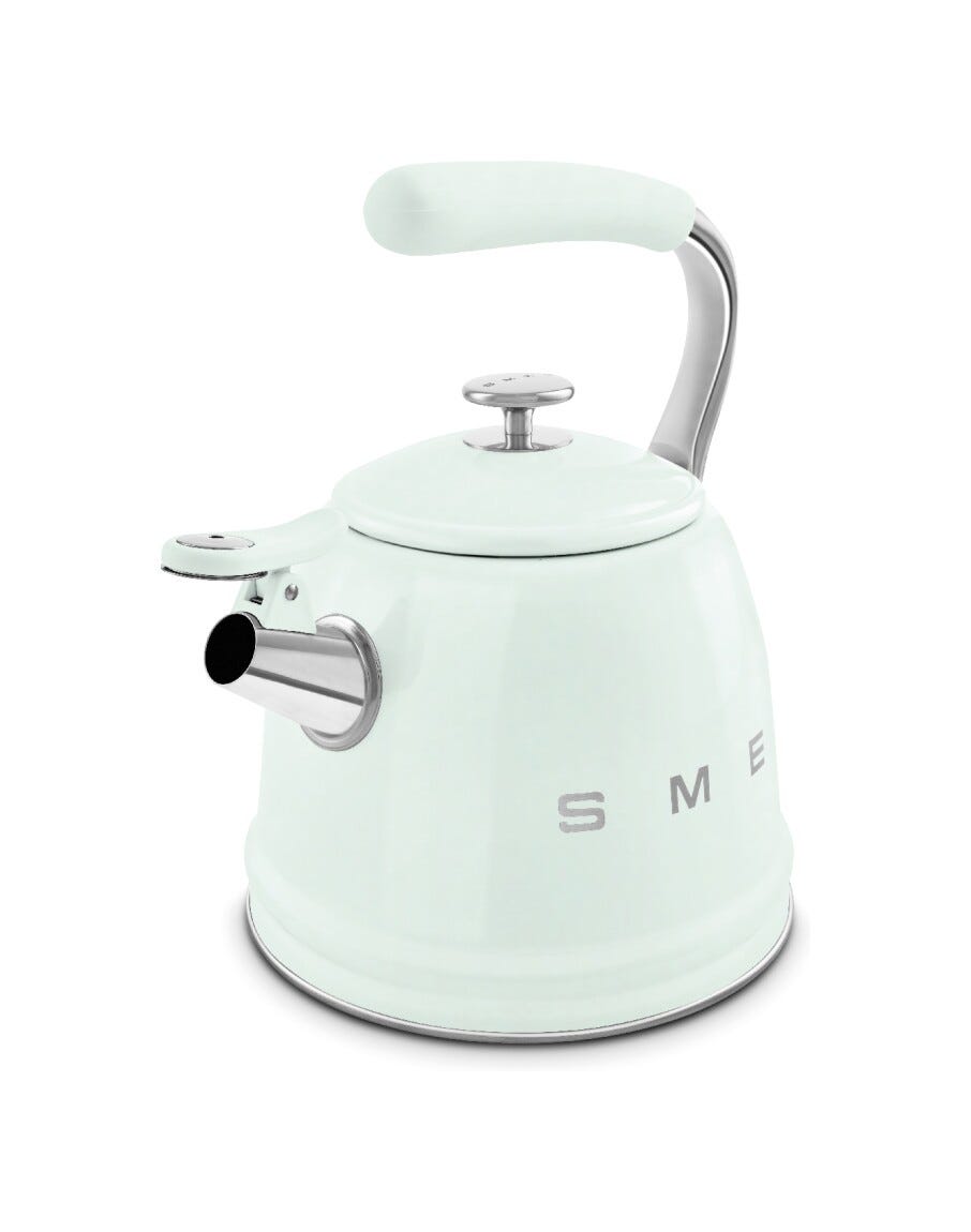 Smeg Selection WKF01PG 50'S Style Bollitore per piano cottura 2,3 l - verde pastello lucido