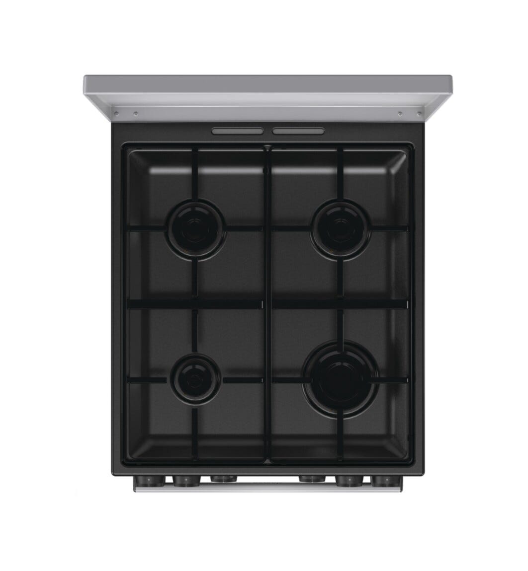 Gorenje GK5C42SJ Cucina da accosto cm. 50 - 4 zone a gas + 1 forno elettrico - grigio