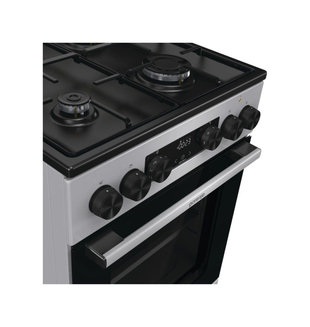 Gorenje GK5C42SJ Cucina da accosto cm. 50 - 4 zone a gas + 1 forno elettrico - grigio