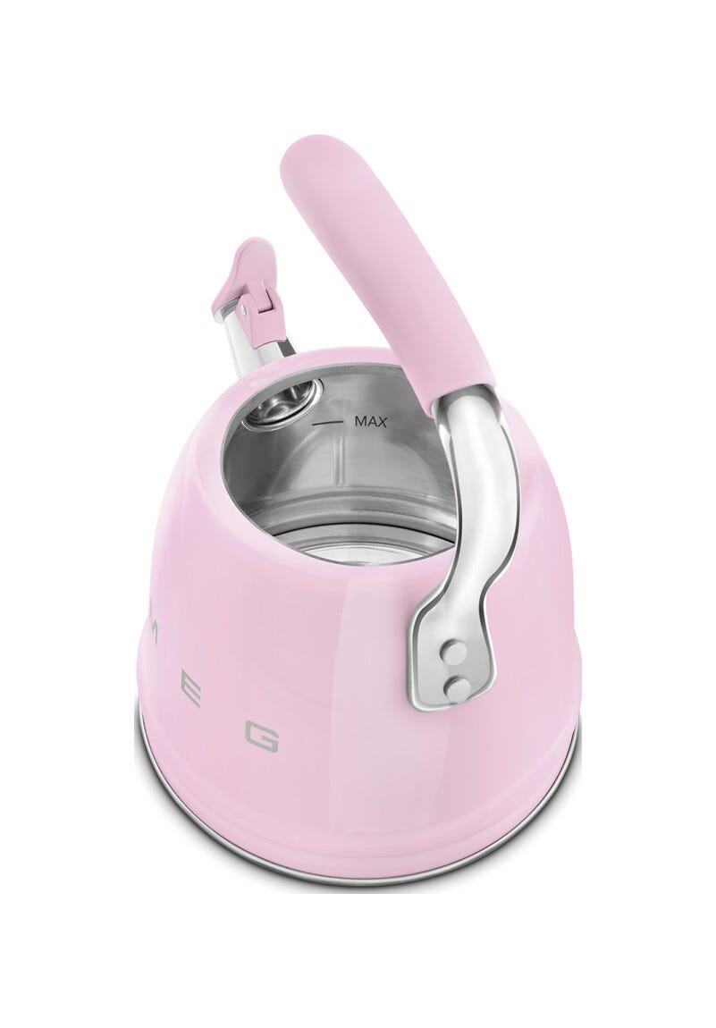 Smeg Selection WKF01PK 50'S Style Bollitore per piano cottura 2,3 l - rosa lucido