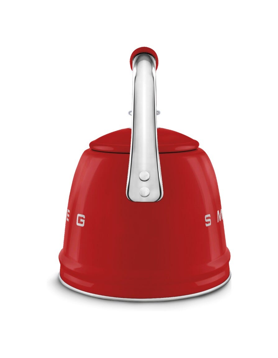 Smeg Selection WKF01RD 50'S Style Bollitore per piano cottura 2,3 l - rosso lucido