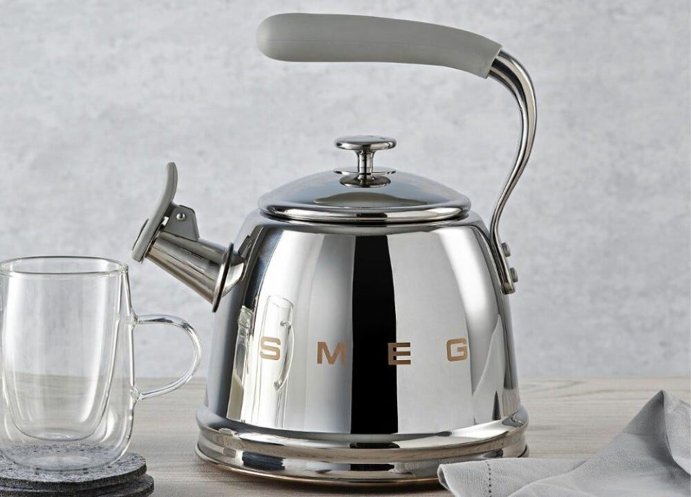 Smeg Selection WKF01SS 50'S Style Bollitore per piano cottura 2,3 l - inox