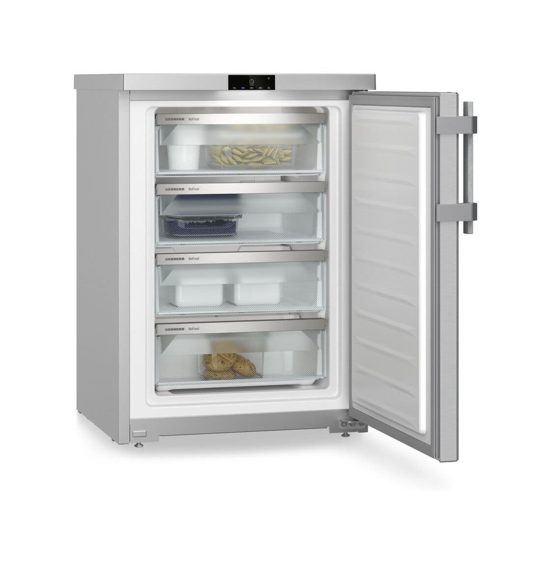 Liebherr FNsddi1624 Plus Congelatore a libera installazione cm. 60 h. 85 - lt. 92 - argento