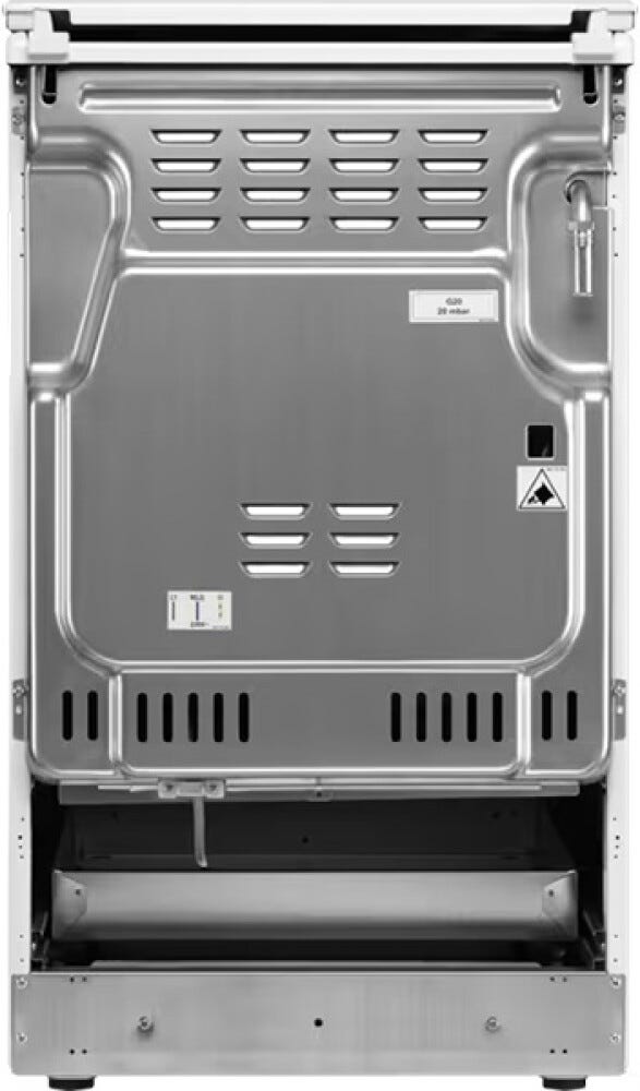 Electrolux LKK560228X SteamBake AirFry Cucina da accosto cm. 50 - 4 fuochi gas + 1 forno elettrico - inox
