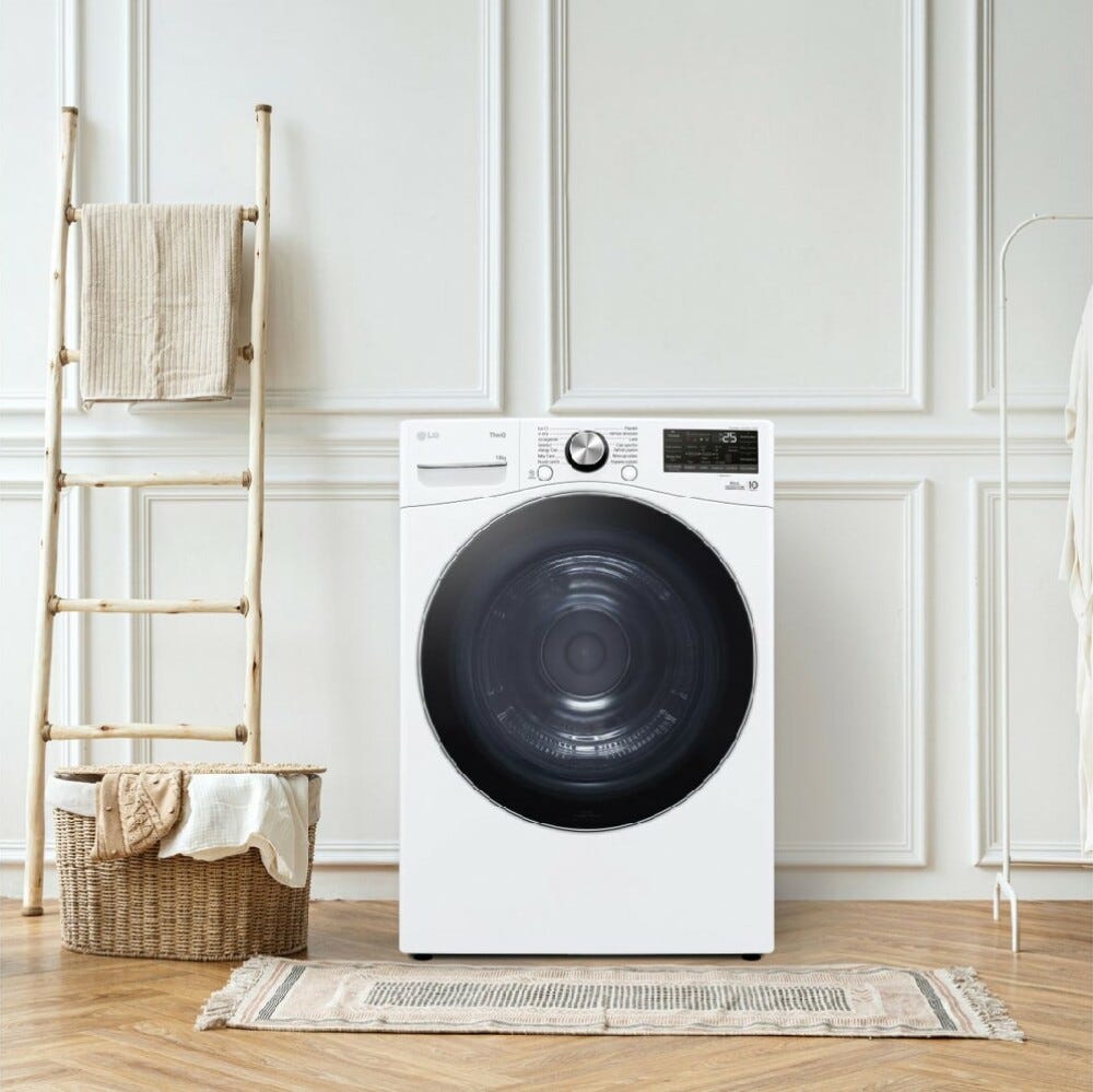 LG RH18U8AVCW Serie U8 Asciugatrice cm. 70 - capacità 18 kg - bianco