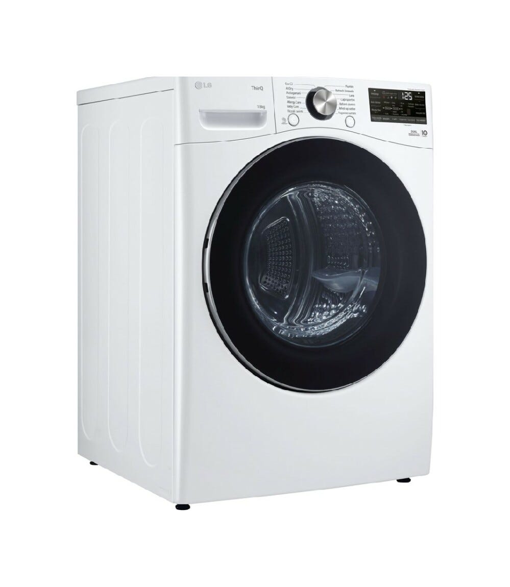 LG RH18U8AVCW Serie U8 Asciugatrice cm. 70 - capacità 18 kg - bianco