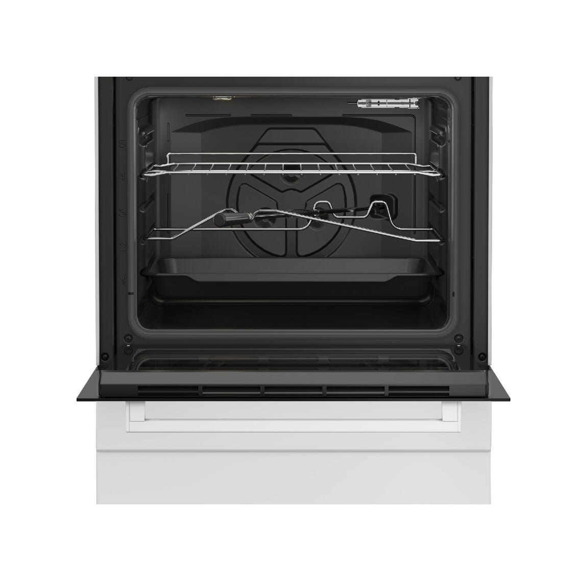 Beko FBST62110DW Cucina da accosto cm. 60 - 4 fuochi gas + 1 forno elettrico - bianco