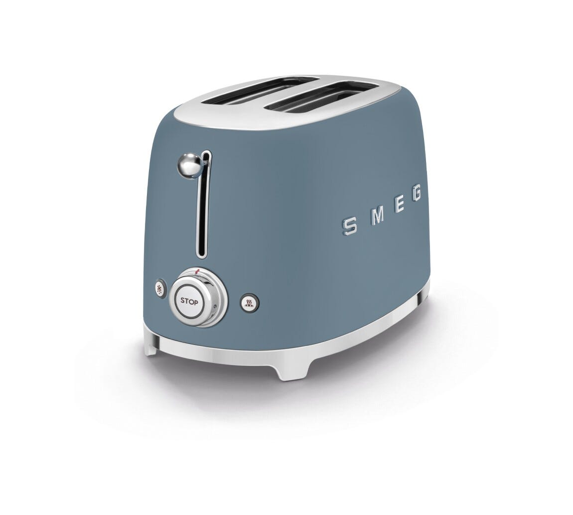 Smeg Selection TSF01SBMEU 50'S Style Tostapane a 2 scomparti - storm blue