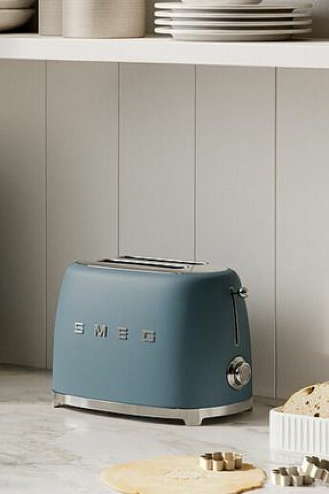 Smeg Selection TSF01SBMEU 50'S Style Tostapane a 2 scomparti - storm blue