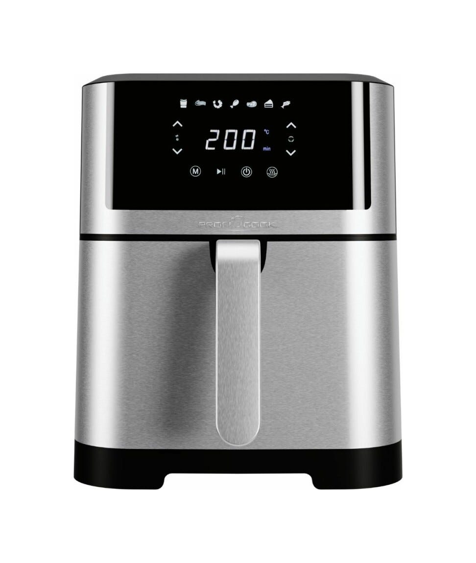 Proficook PCFR1269H Friggitrice ad aria - inox/nero