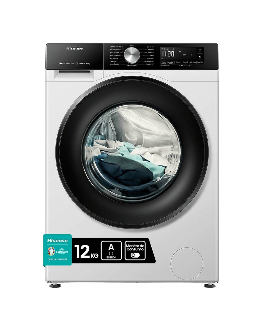 Hisense WF3S1243BW3 Lavatrice cm. 60 - capacità 12 kg - bianco