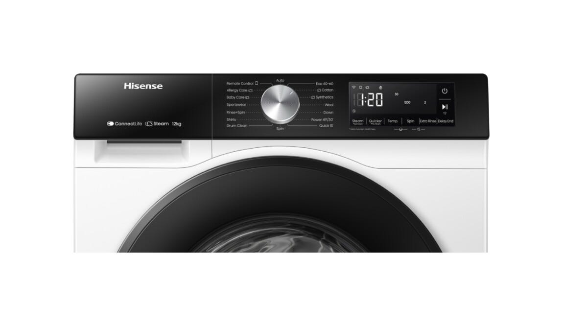 Hisense WF3S1243BW3 Lavatrice cm. 60 - capacità 12 kg - bianco