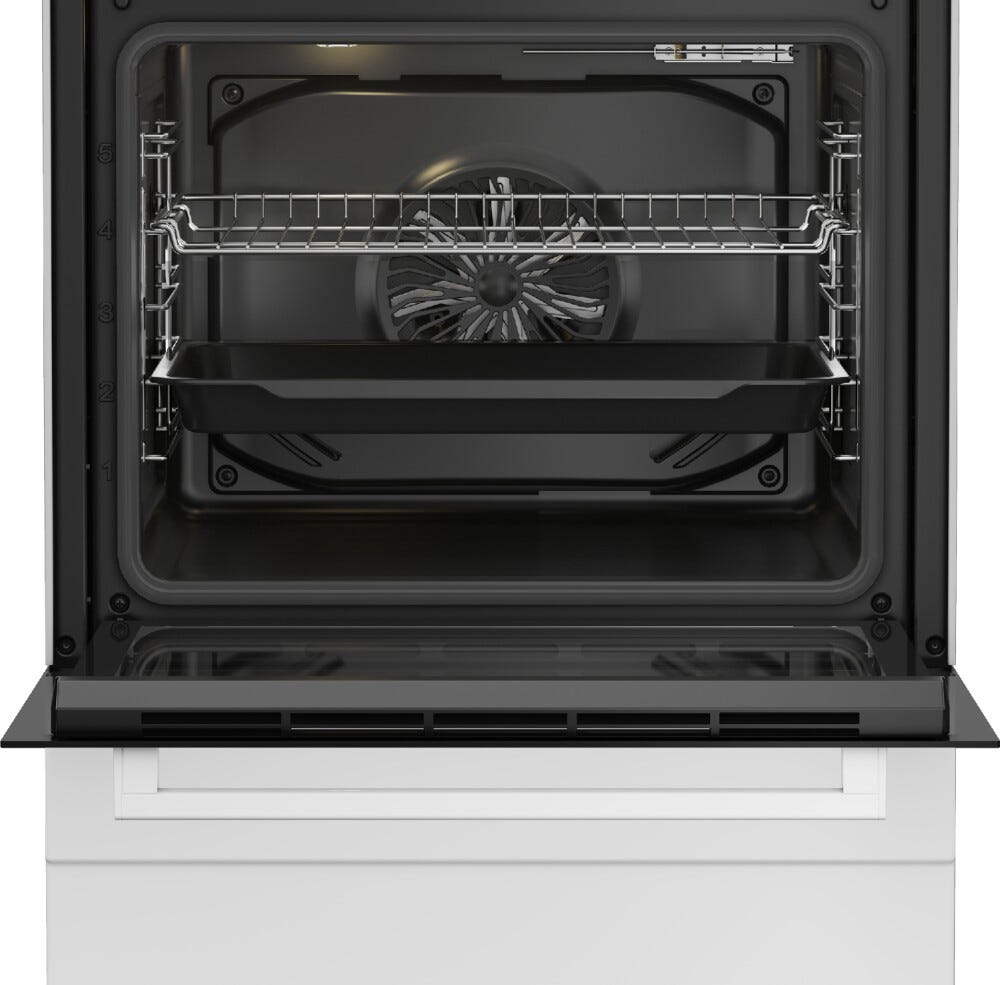 Beko FBE62011WC Cucina da accosto cm. 60 - 4 fuochi gas + 1 forno elettrico - bianco