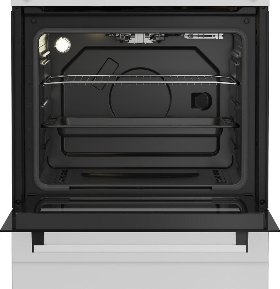 Beko FBG62010DW Cucina da accosto cm. 60 - 4 fuochi gas + 1 forno elettrico - bianco