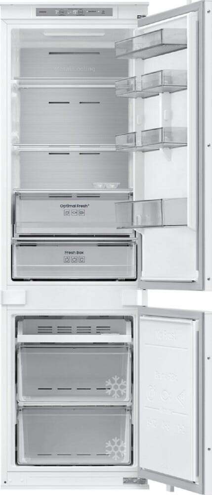 Samsung BRB80F26BDS0EF Frigorifero con congelatore da incasso cm. 54 h. 178 - lt. 264
