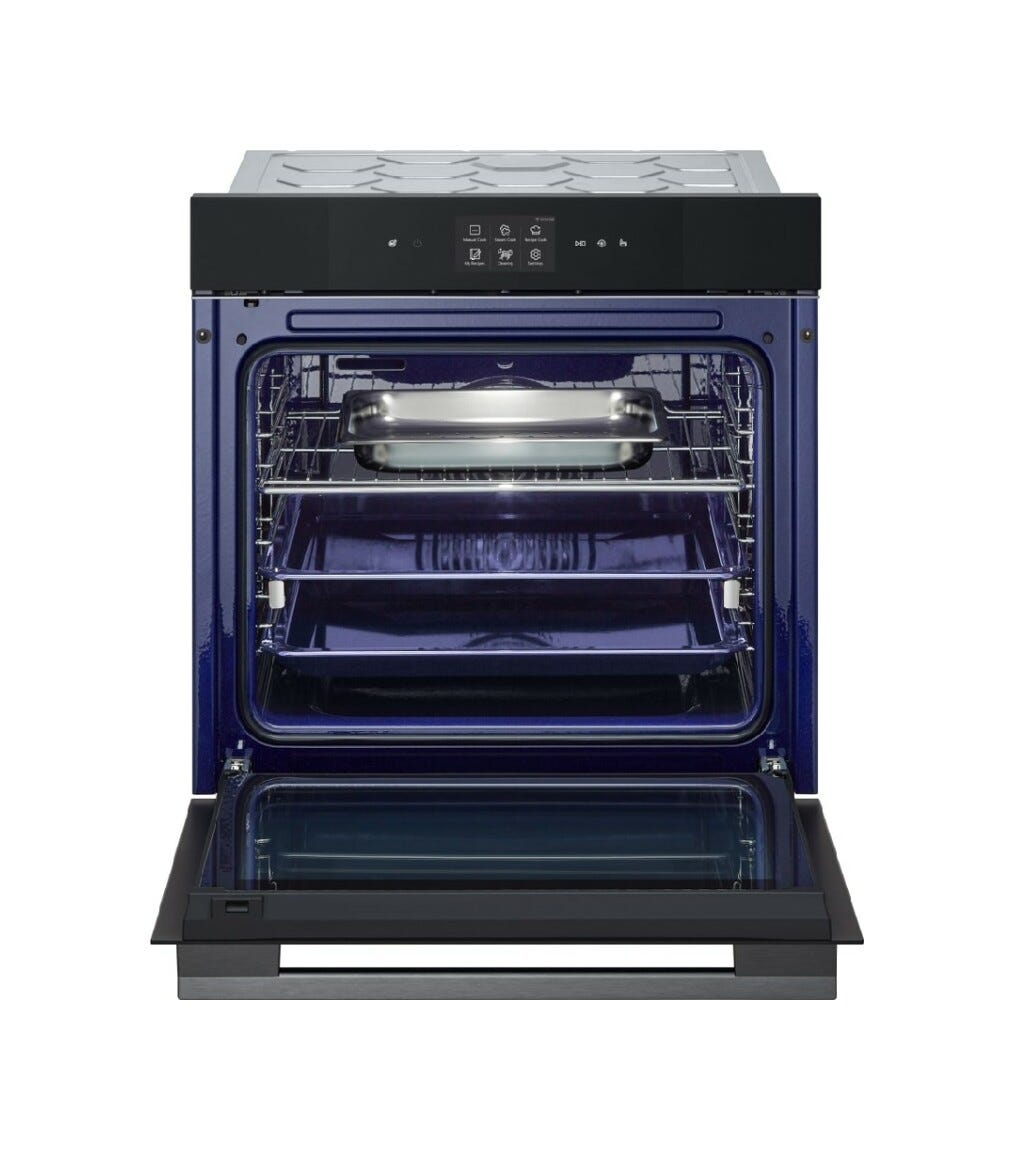 LG WSED7666M InstaView Forno a vapore cm. 59 - nero