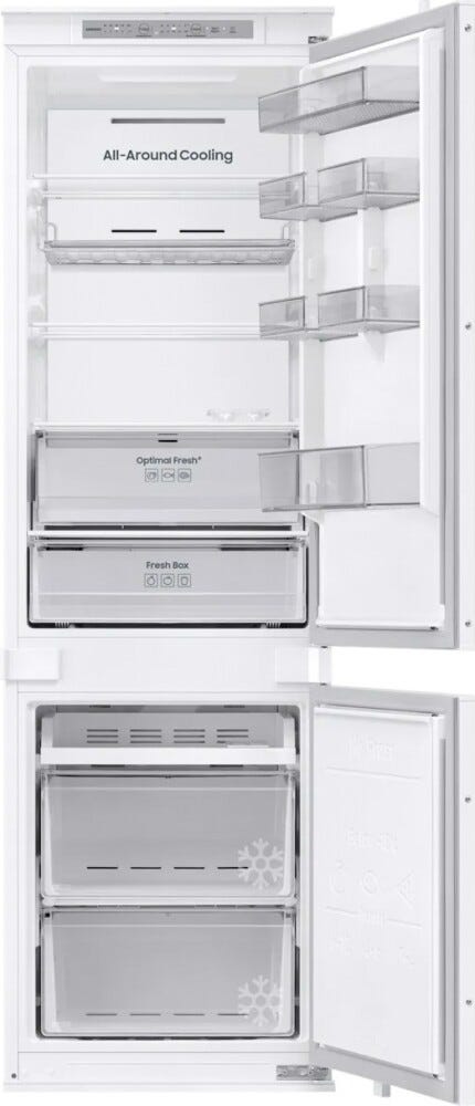 Samsung BRB70F26CES0 F1rst 60 AI Frigorifero con congelatore da incasso cm. 54 h. 178 - lt. 267