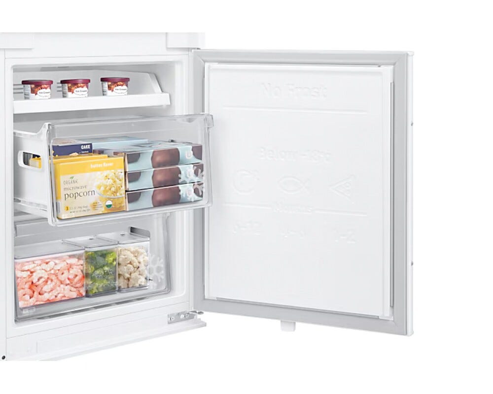 Samsung BRB80F30AES0 F1rst 60 AI Plus Frigorifero con congelatore da incasso 298 L, Total No Frost, AI Energy Mode, Optimal Fresh+
