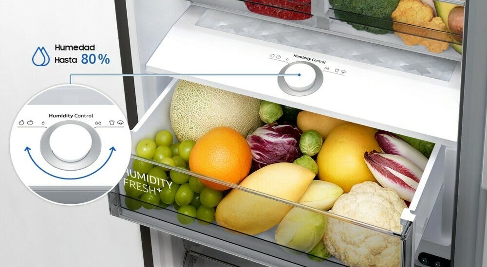 Samsung RB38C7B5D39 Bespoke Smart Ai Frigorifero con congelatore a libera installazione cm. 60 h. 203 - lt. 276 - satin beige