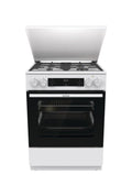 Gorenje GKS6C71WF Cucina da accosto cm. 60 - 4 zone a gas + 1 forno elettrico - bianco
