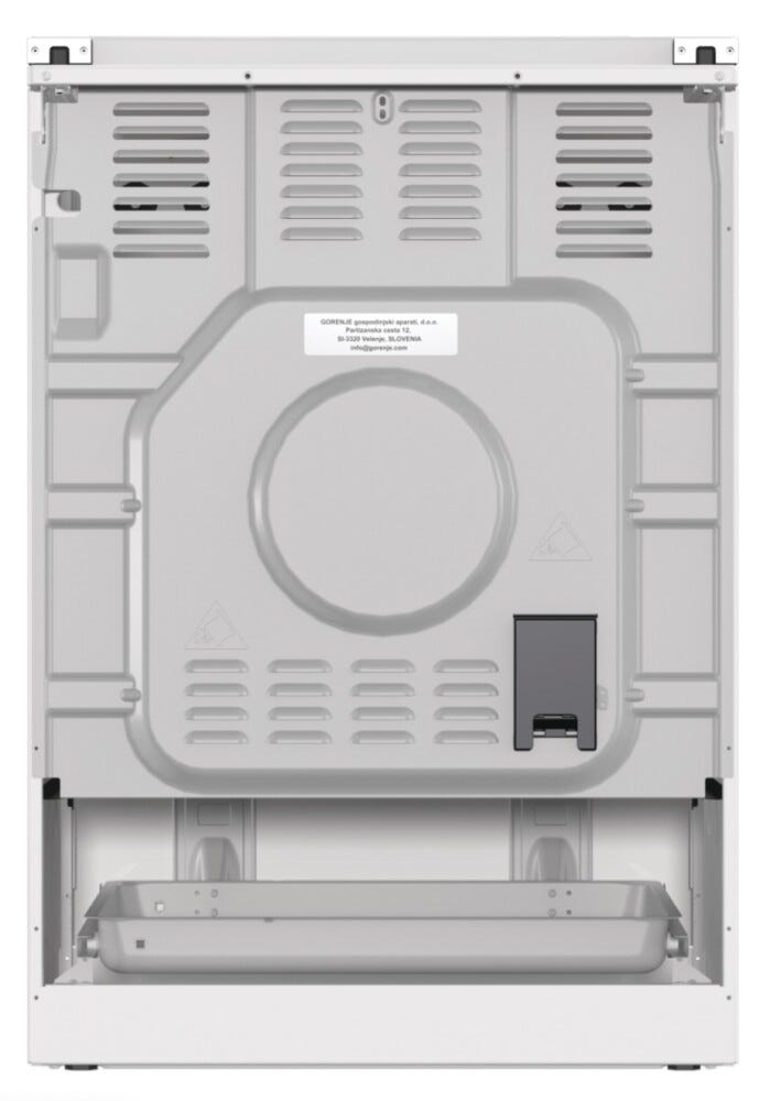 Gorenje GKS6C71WF Cucina da accosto cm. 60 - 4 zone a gas + 1 forno elettrico - bianco