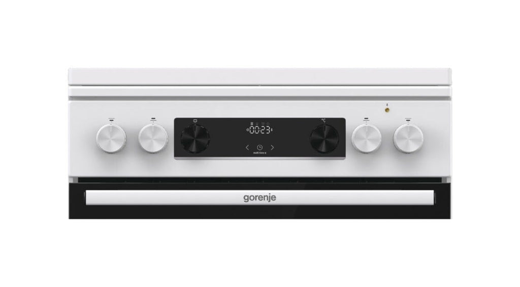 Gorenje GKS6C71WF Cucina da accosto cm. 60 - 4 zone a gas + 1 forno elettrico - bianco