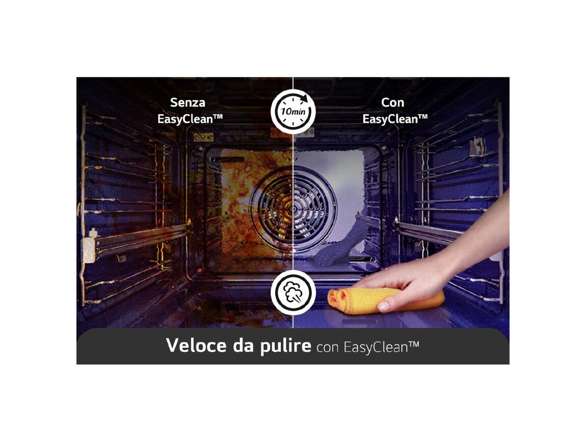LG WSED7667M InstaView Forno elettrico cm. 59 - nero