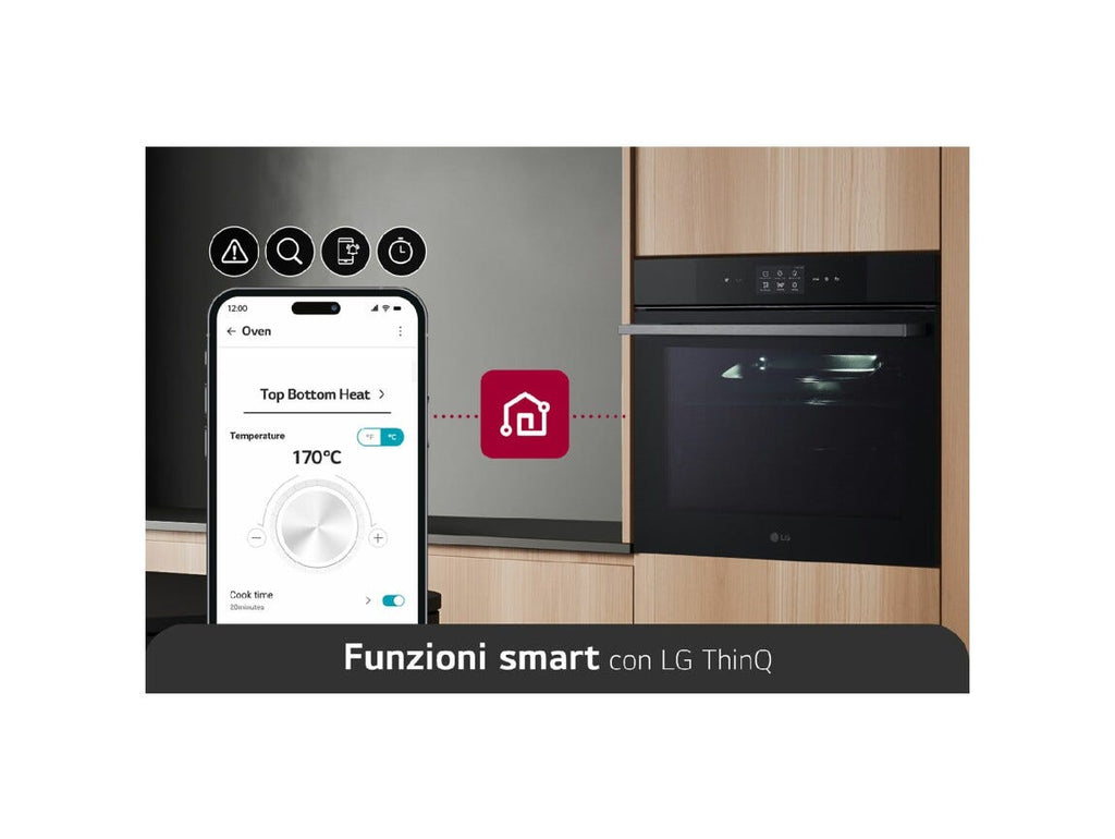 LG WSED7667M InstaView Forno elettrico cm. 59 - nero