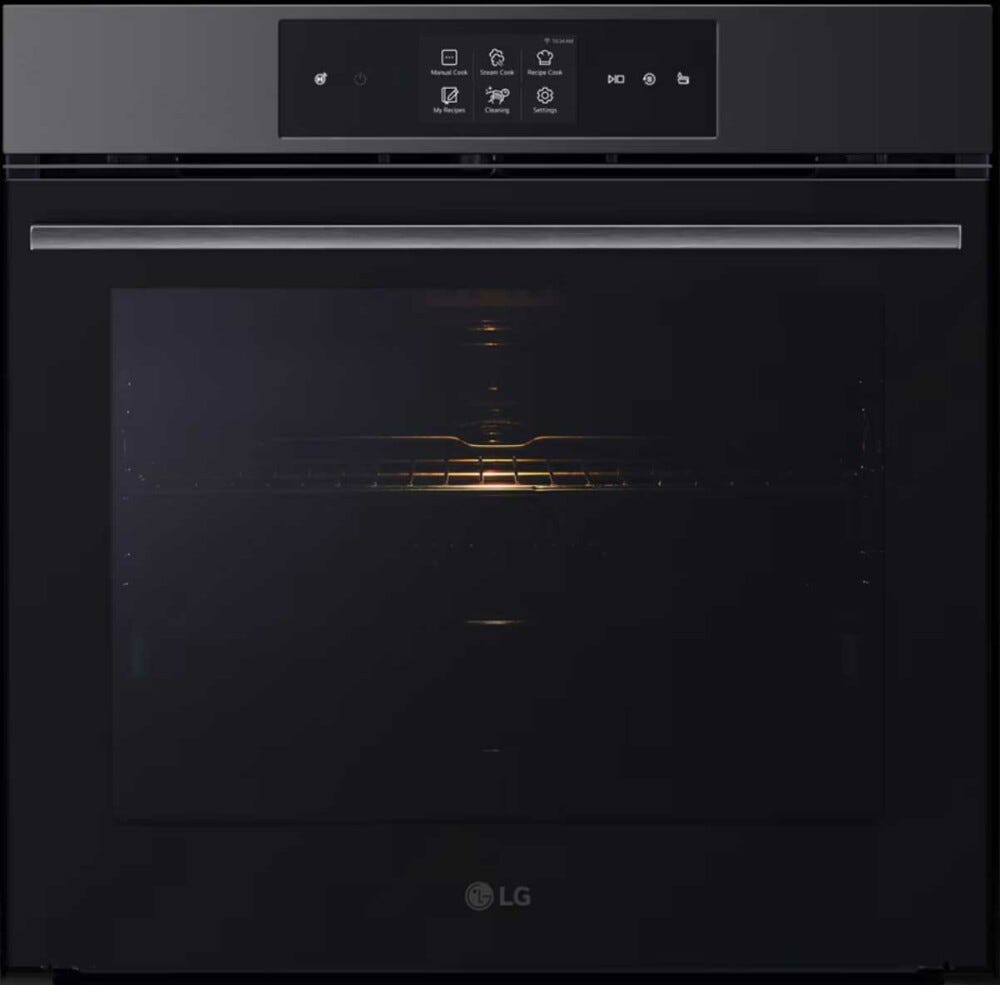 LG WSED7665B InstaView Forno combinato a vapore cm. 59 - inox nero
