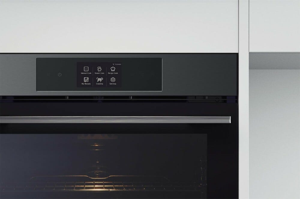 LG WSED7665B InstaView Forno combinato a vapore cm. 59 - inox nero