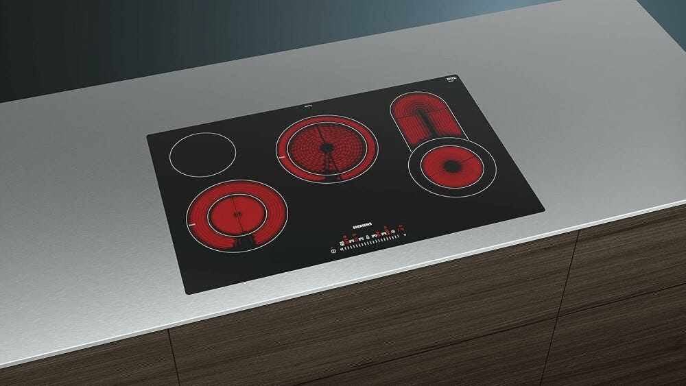 Siemens ET801FCP1D iQ300 Piano cottura elettrico cm. 80 - vetroceramica nero
