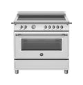 Bertazzoni HER95I1EXT Heritage Cucina da accosto cm. 90 - 5 zone cottura + forno elettrico - inox
