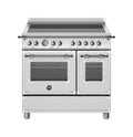 Bertazzoni HER95I2EXT Heritage Cucina da accosto cm. 90 - 5 zone induzione + 2 forni elettrici - scaldavivande - inox