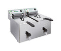 Fimar FR88RN Friggitrice elettrica con rubinetto - lt. 10+10