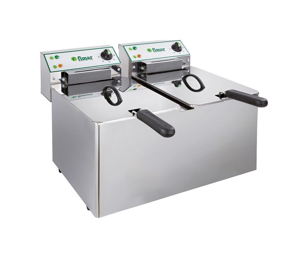 Fimar FR88N Friggitrice elettrica 2 cestelli - lt. 10+10