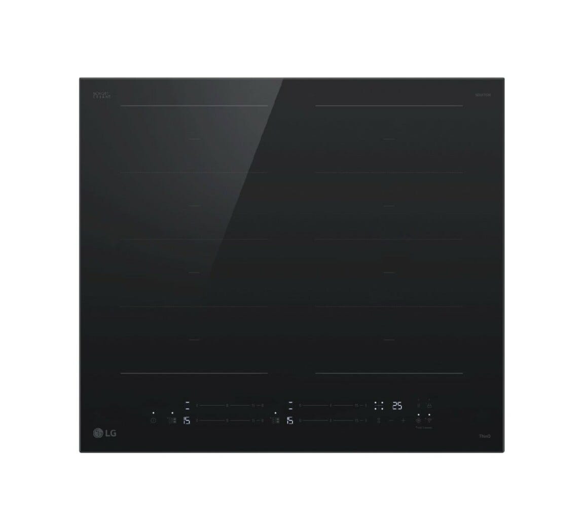LG CI7Z2438BA Piano cottura a induzione cm. 60 - vetroceramica nero