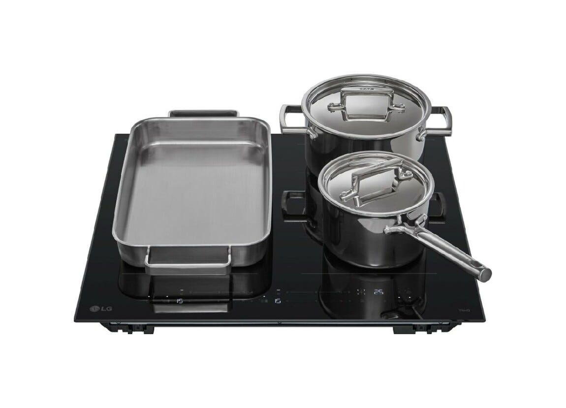 LG CI7Z2438BA Piano cottura a induzione cm. 60 - vetroceramica nero