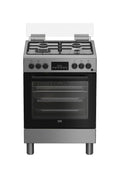 Beko FBE62310GX Cucina da accosto cm. 60 - 4 fuochi gas + 1 forno elettrico - inox